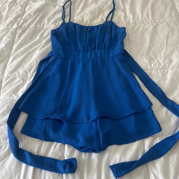 Blue Romper - Picture 1 of 3